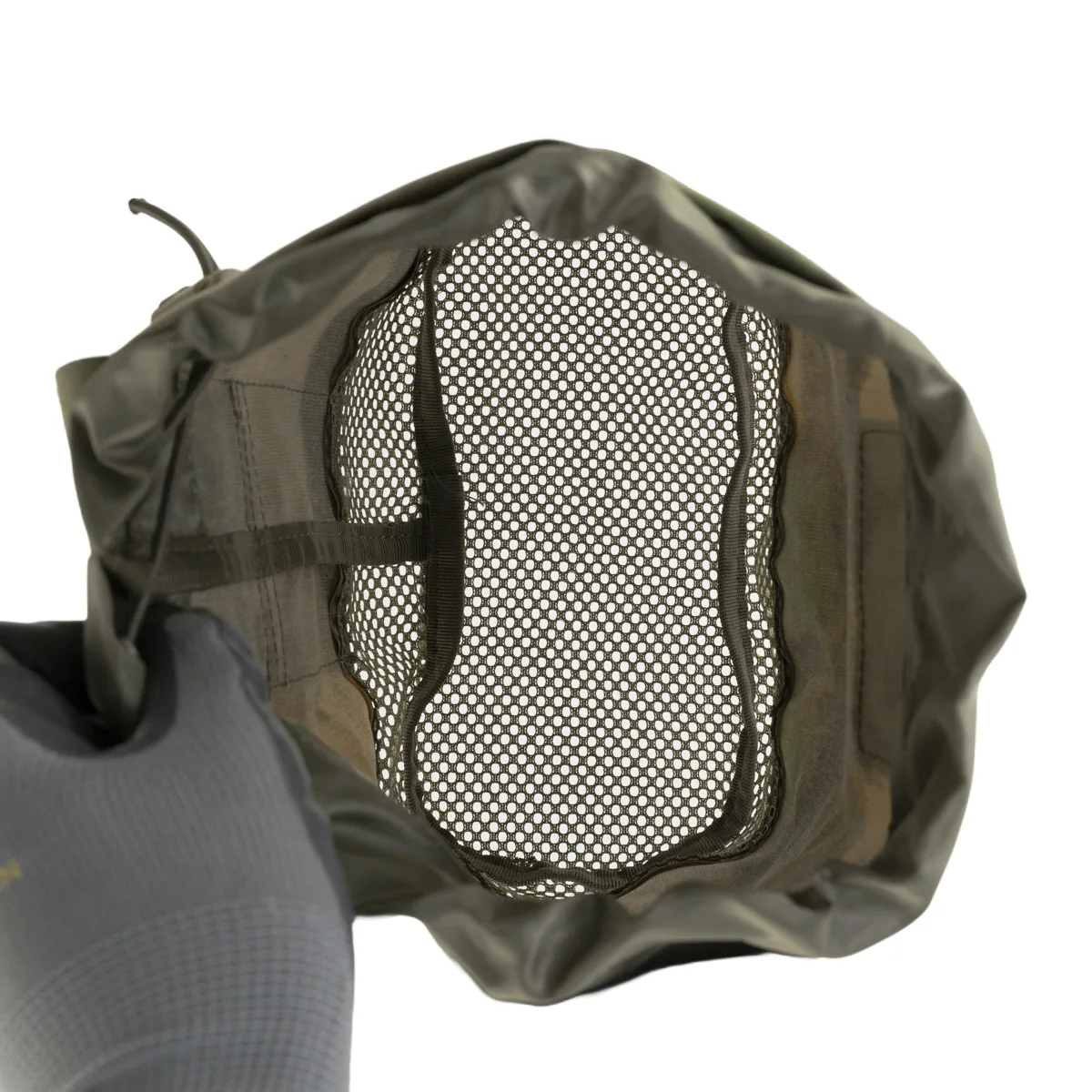 Bolsa de reciclaje de tela de malla plegable para exteriores, bolsa de almacenamiento con sello de cintura, bolsa táctica varios, bolsa de accesorios - imagen 4