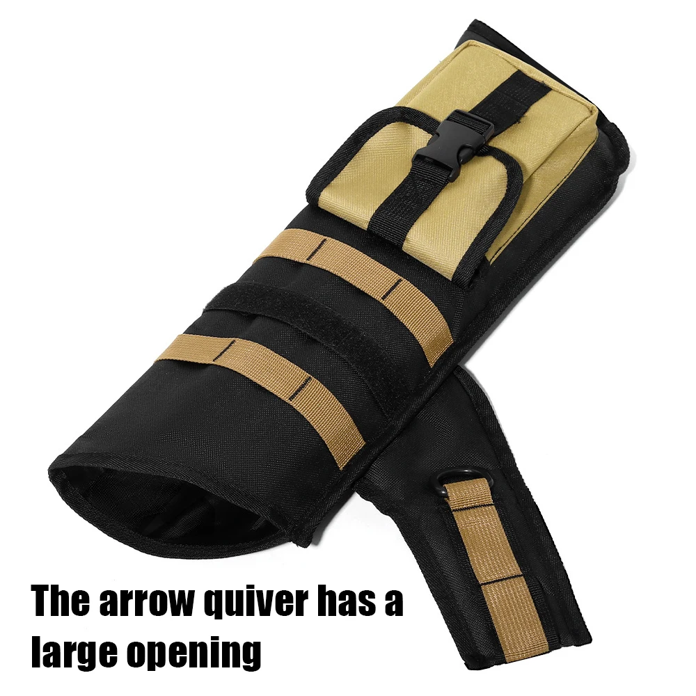 Bolsa de flecha para tiro con arco y cadera, soporte de flecha con sistema Molle, bolsillos, bolsa de cintura para transporte de flecha, accesorios de tiro de caza - imagen 4