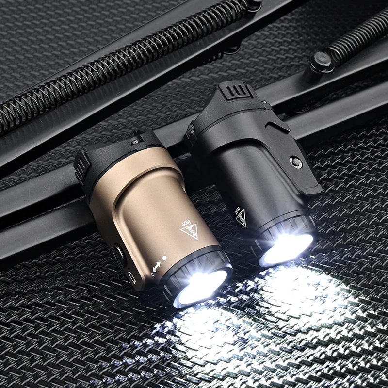 WADSN SG-linterna de pistola táctica, Mini luz estroboscópica de Metal para M1913 y otros sistemas de riel de 20mm, equipo de caza Airsoft, lámpara LED - imagen 4