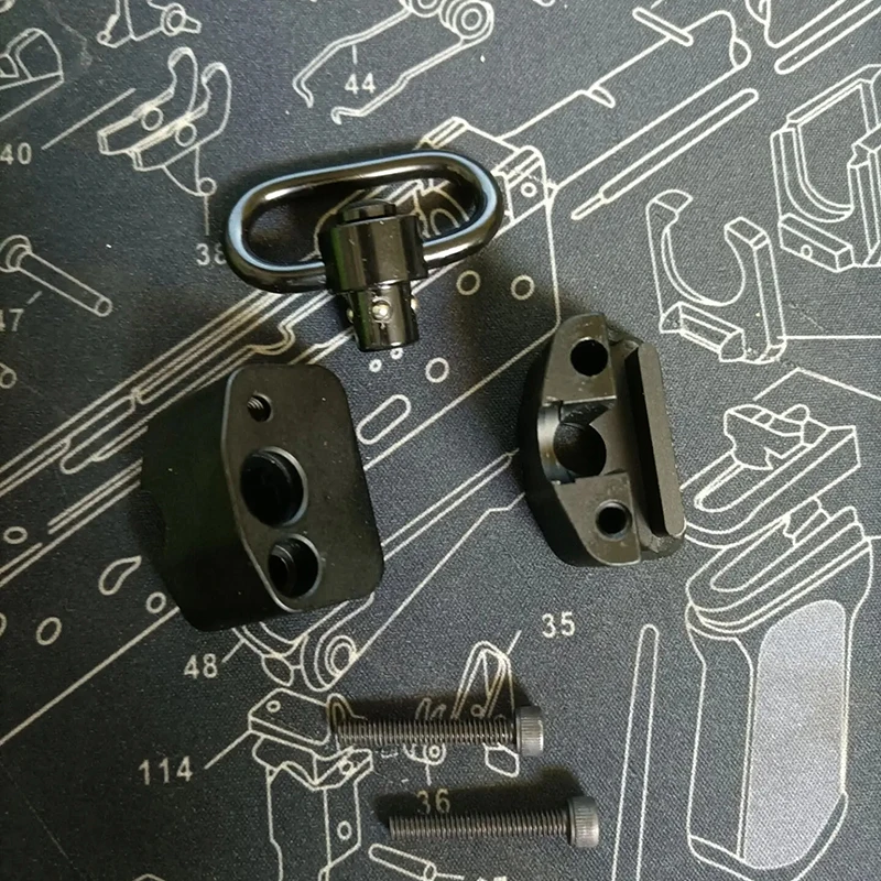 FMA P90 eslinga trasera para exteriores, accesorios tácticos, hebillas, TB1190 - imagen 3