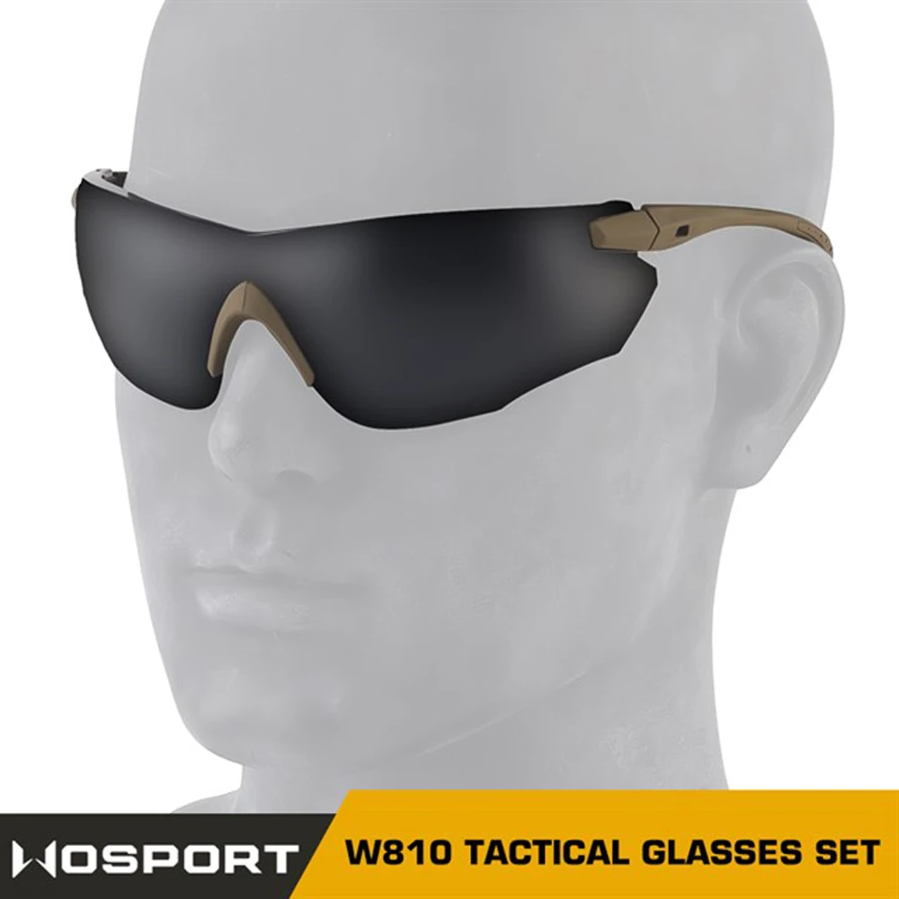 Juego de gafas tácticas protectoras para Paintball al aire libre W810 - imagen 4