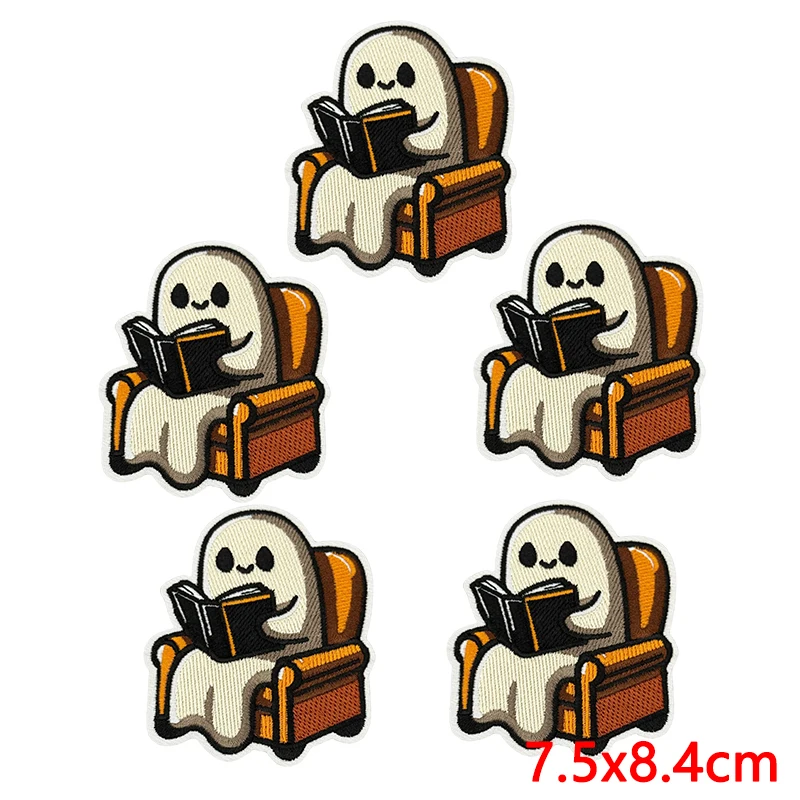 10 Uds. Venta al por mayor de apliques de animales de dibujos animados, parches bordados para planchar para pegatinas de ropa, parches extraños para ropa DIY - imagen 4