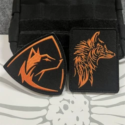 Parche táctico Fox Morale – Bordado Velcro brazalete militar