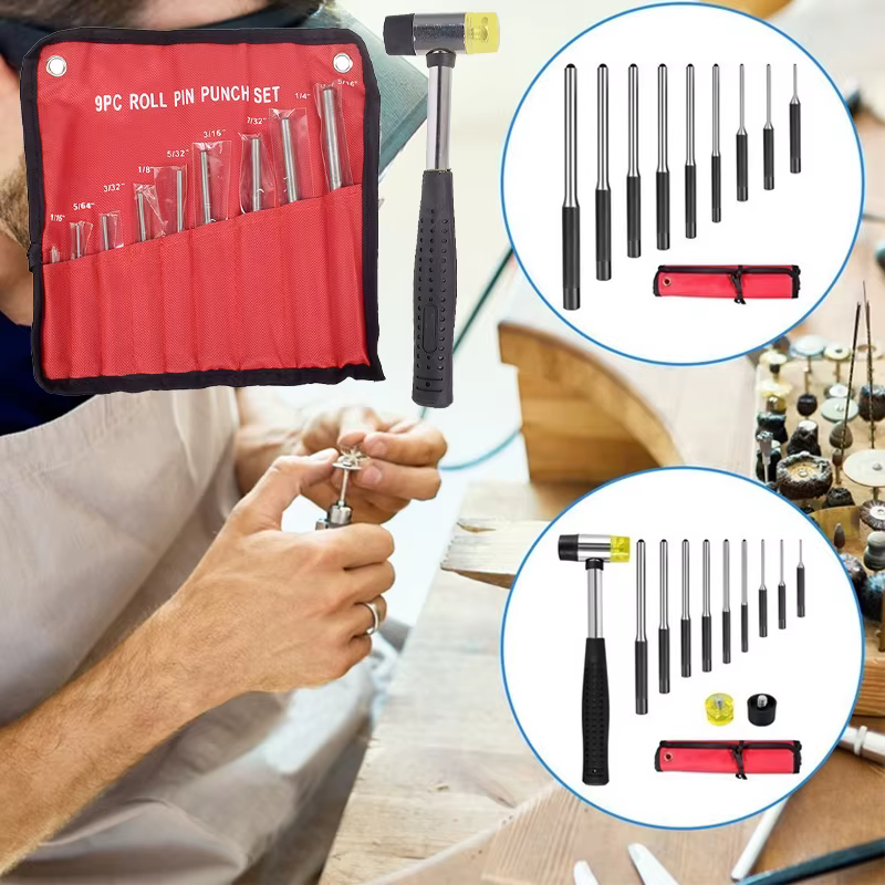 Kit punzones RollPin armero profesional joyería reparación