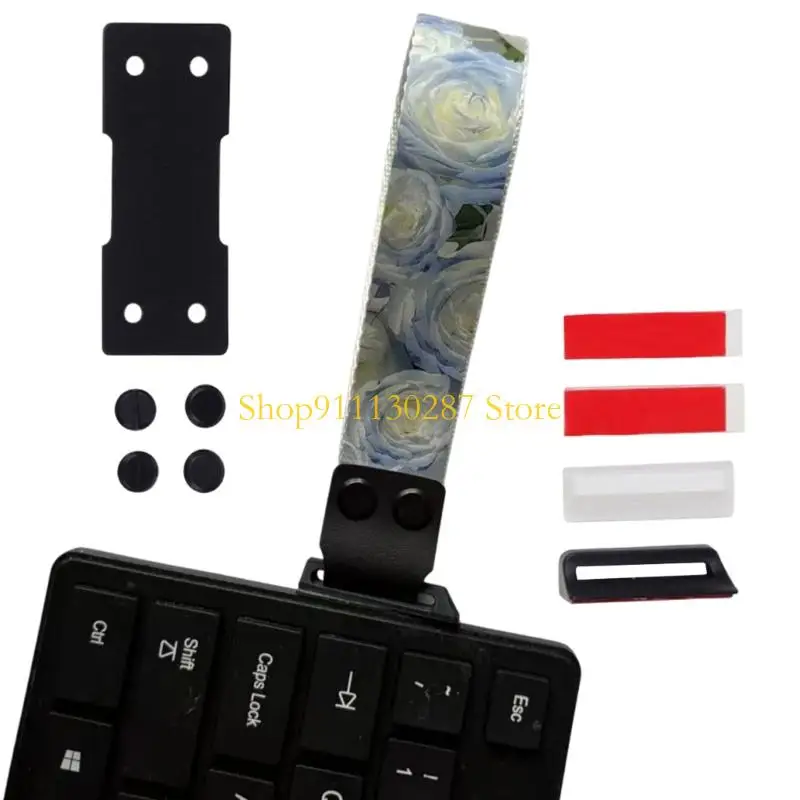 Correa antideslizante para teclados J1HC, eslingas tela ligera, fáciles llevar para escribir, comodidad seguridad para - imagen 2