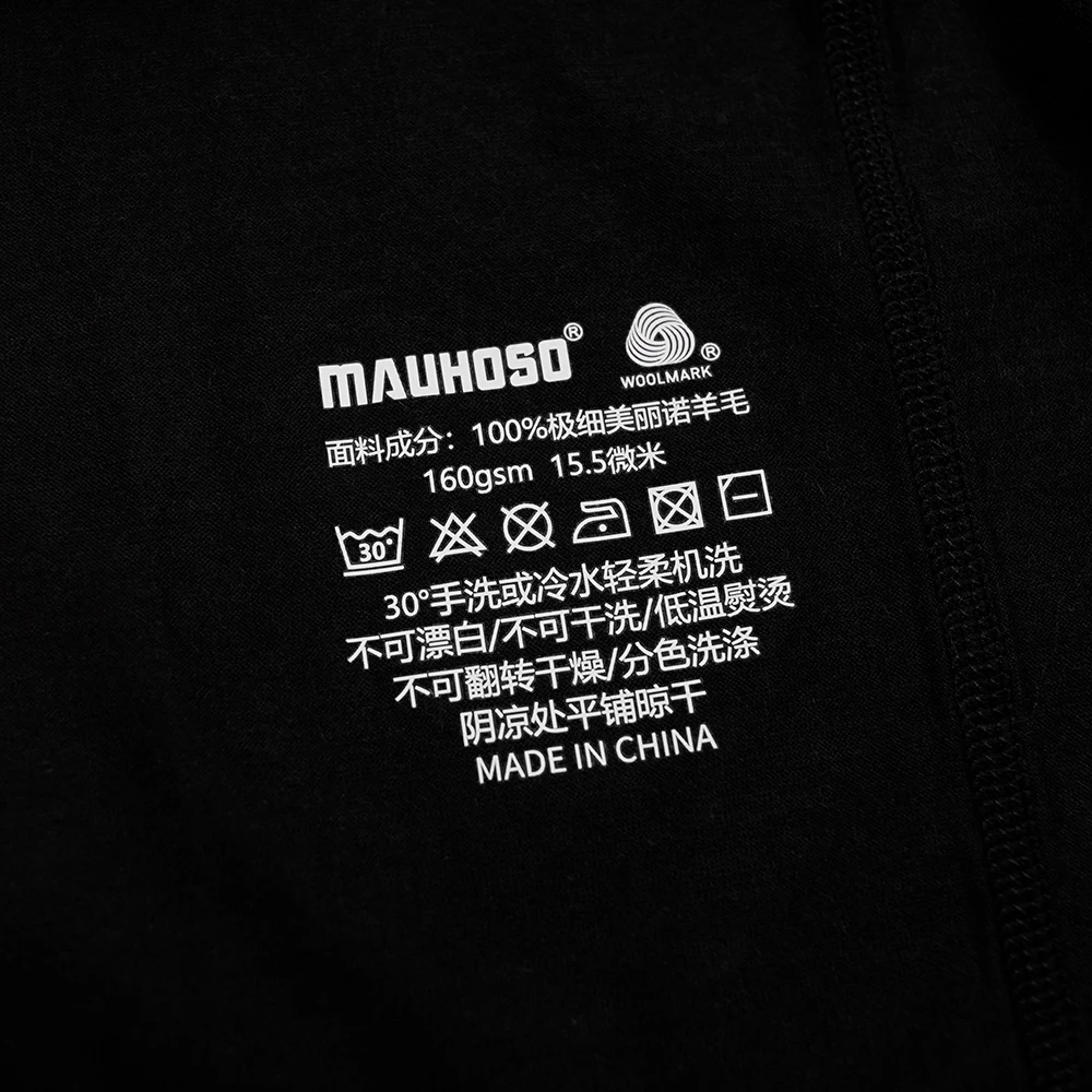 MAUHOSO-camisetas 100% de lana merina para hombre, capa Base resistente a los olores, camiseta de viaje para senderismo, camiseta interior suave - imagen 5