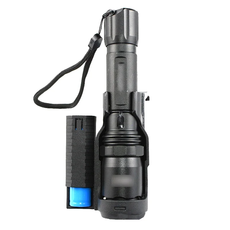 Funda para linterna táctica 360 °   Estuche giratorio para linterna, bolsa con Clip para cinturón, kits de antorcha, bolsa con iluminación superior abierta, soporte para linterna LED - imagen 2