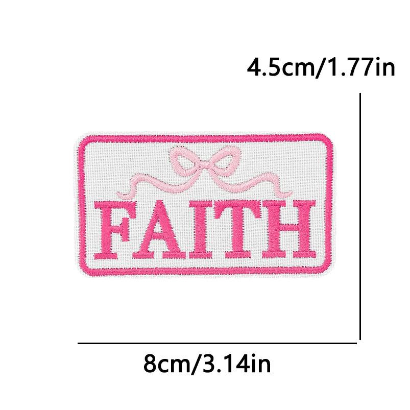 Parches para planchar Fusible de vaquera occidental para ropa, parches bordados con letras corajosas en sombrero de camionero, insignias de costura con prensa térmica - imagen 3