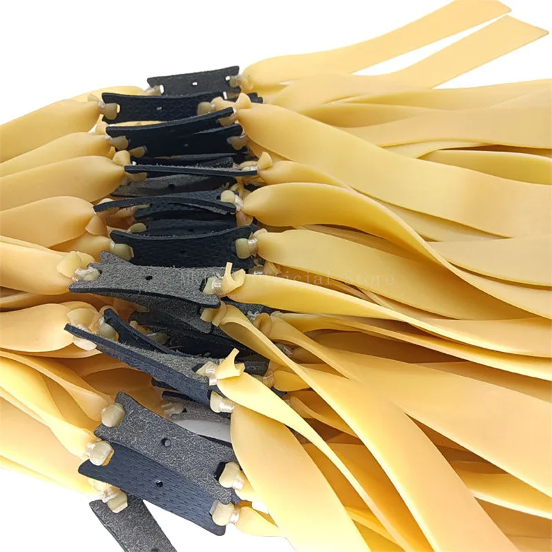 Banda de goma plana gruesa de 1,5mm y 40mm de ancho, tirachinas de Color liso de alta elasticidad, accesorios de caza, banda de goma - imagen 2