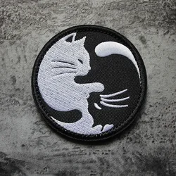 Parche táctico velcro Tai Chi Yin Yang para mochila
