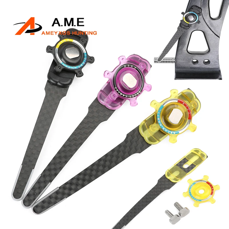 Arco recurvo de tiro con arco, hoja de señal de Clicker de fibra de carbono, sonido nítido, mejora la consistencia, juego de competición de tiro con objetivo - imagen 2