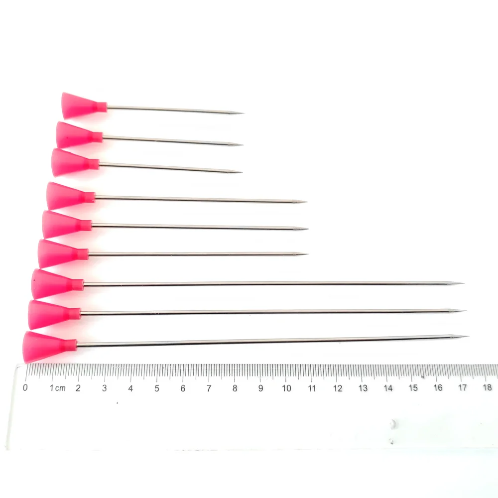 Tiro con arco 45 Uds aguja de acero de 3 tamaños diferentes con tapa de goma roja O.D 2mm para caza calibre 50 pipa de combustible equipo interior - imagen 5