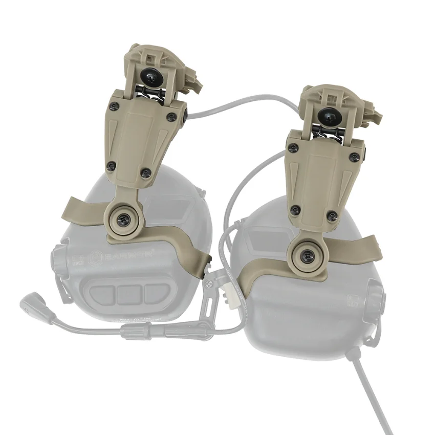 Adaptador de riel de casco táctico, Tiro Táctico electrónicas de orejeras, accesorio para auriculares tácticos de M32-MOD3/M32H-MOD3 - imagen 3