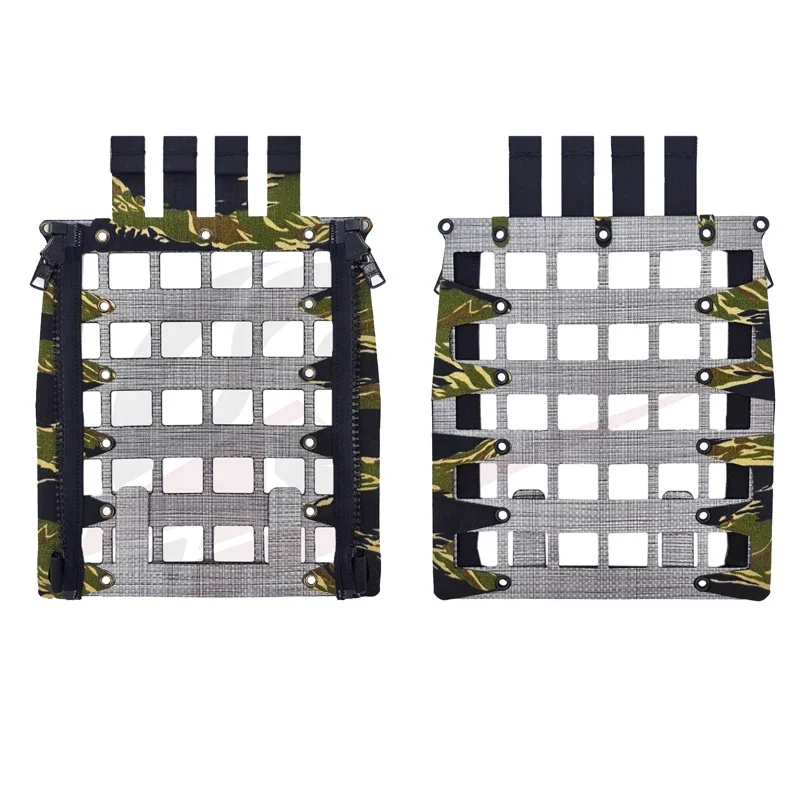 Tablero de Panel trasero táctico Molle con cremallera para Panel de expansión portador de placa de chaleco FCPC V5