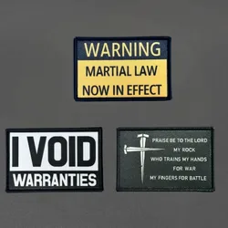 Parche con estampado de texto divertido, chaleco táctico, gancho y bucle, sombrero, insignia de moral, mochila, pegatinas decorativas, parches para brazalete para ropa