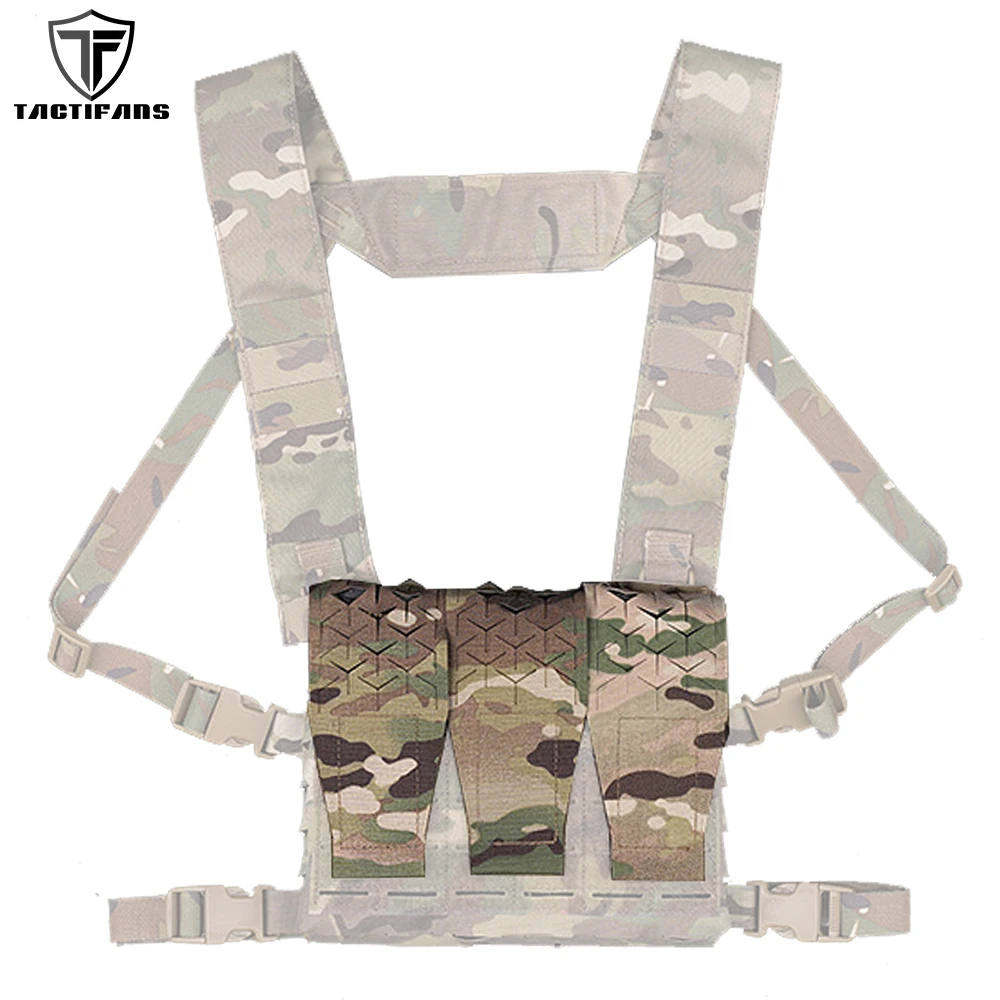 Cubierta de solapa de bolsa táctica, cierre de bolsa de pangolina SPUD, corte láser, ajuste seguro de revista, MK5, MK4, MK3, Micro Fight, aparejo de pecho