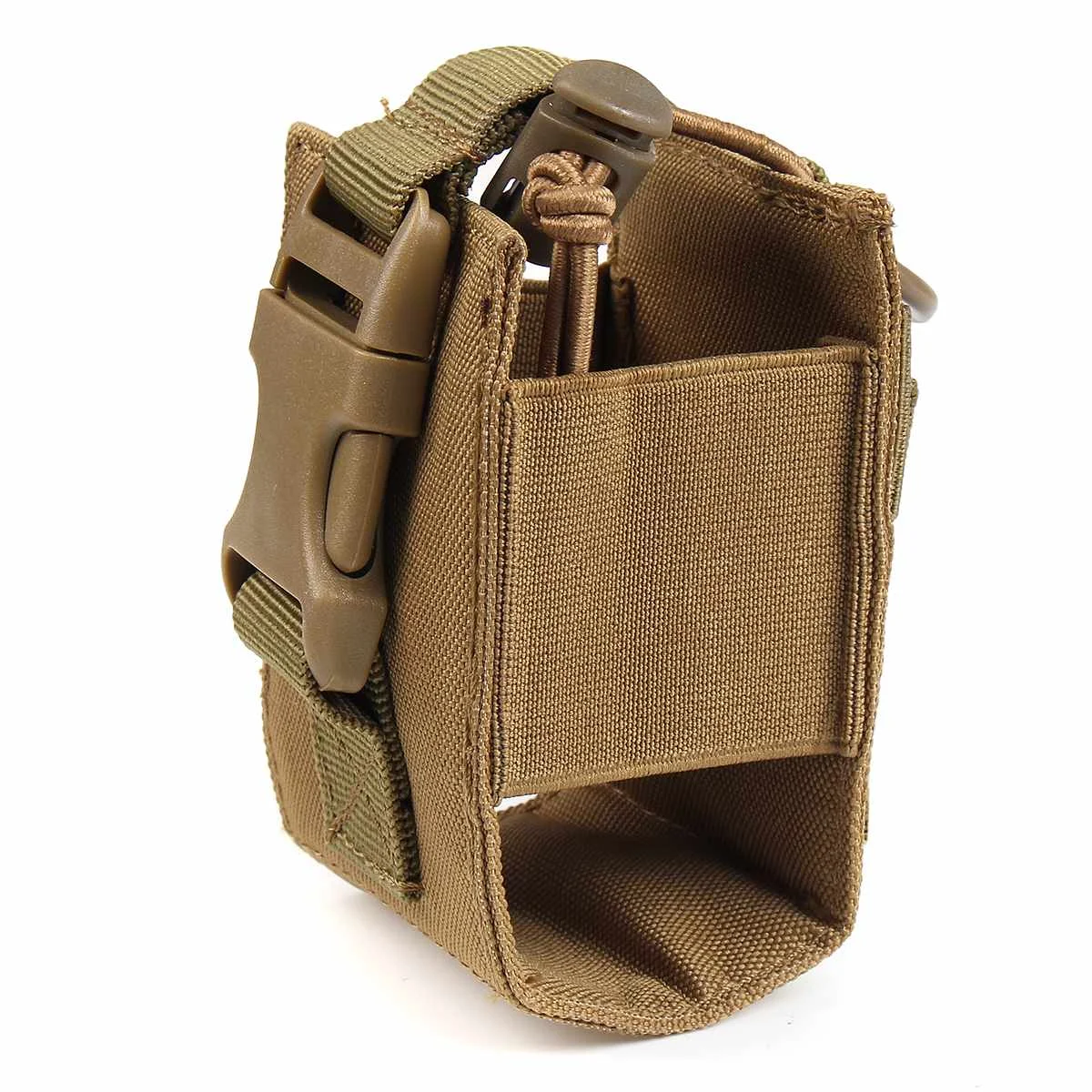 Riñonera táctica MOLLE para montar en montaña al aire libre, bolsa para walkie-talkie, paquete de accesorios multifuncional