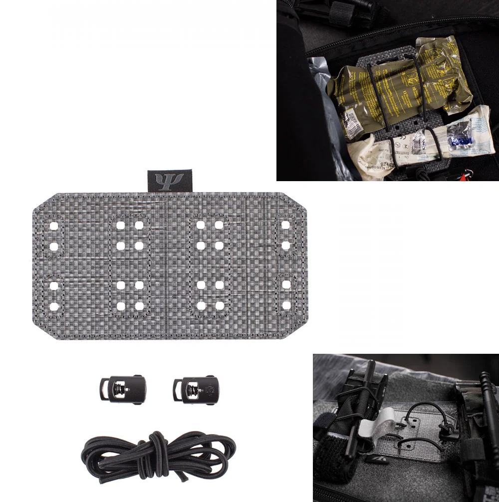 Equipo táctico Módulo de fijación de cuerda elástica multifuncional Módulo de almacenamiento de mochila Módulo de fijación de sujetadores de gancho y bucle - imagen 2