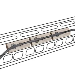 Surefire SF M600 M300 guía de cables táctica para riel MLOK