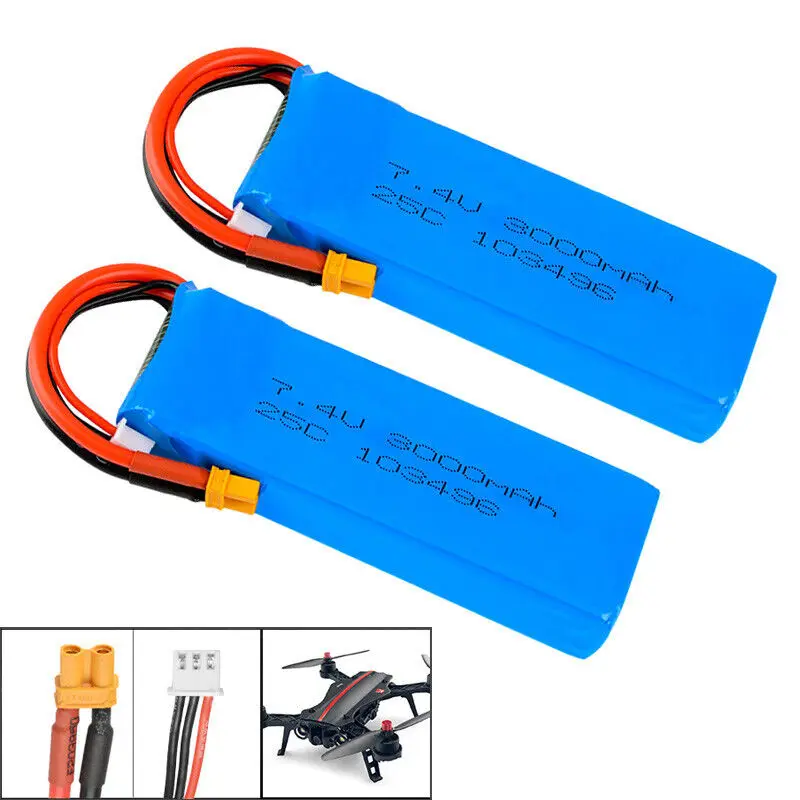 2PCS batteries
