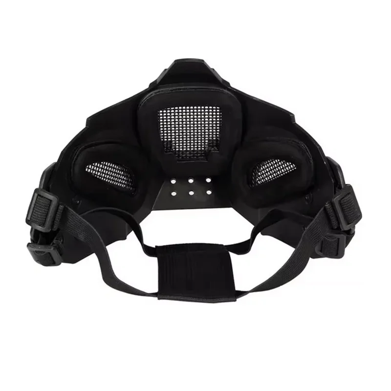 Máscara táctica de media cara Airsoft Iron Warrior, máscara protectora transpirable para caza, accesorios de Paintball para juego de guerra