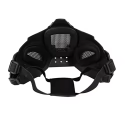Máscara táctica de media cara Airsoft Iron Warrior, máscara protectora transpirable para caza, accesorios de Paintball para juego de guerra