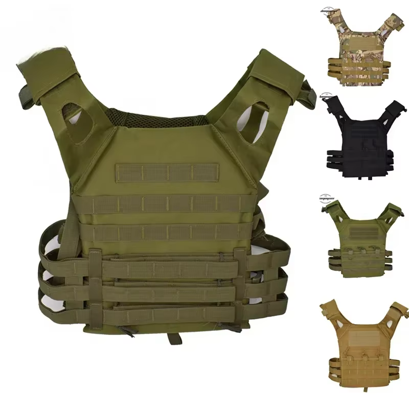 Chaleco MOLLE ultraligero portaplacas para airsoft y entrenamiento