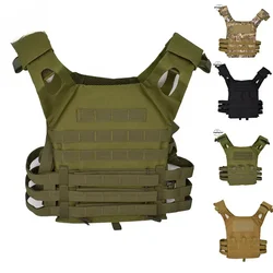 Chaleco MOLLE ultraligero portaplacas para airsoft y entrenamiento