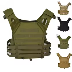 Chaleco MOLLE ultraligero portaplacas para airsoft y entrenamiento