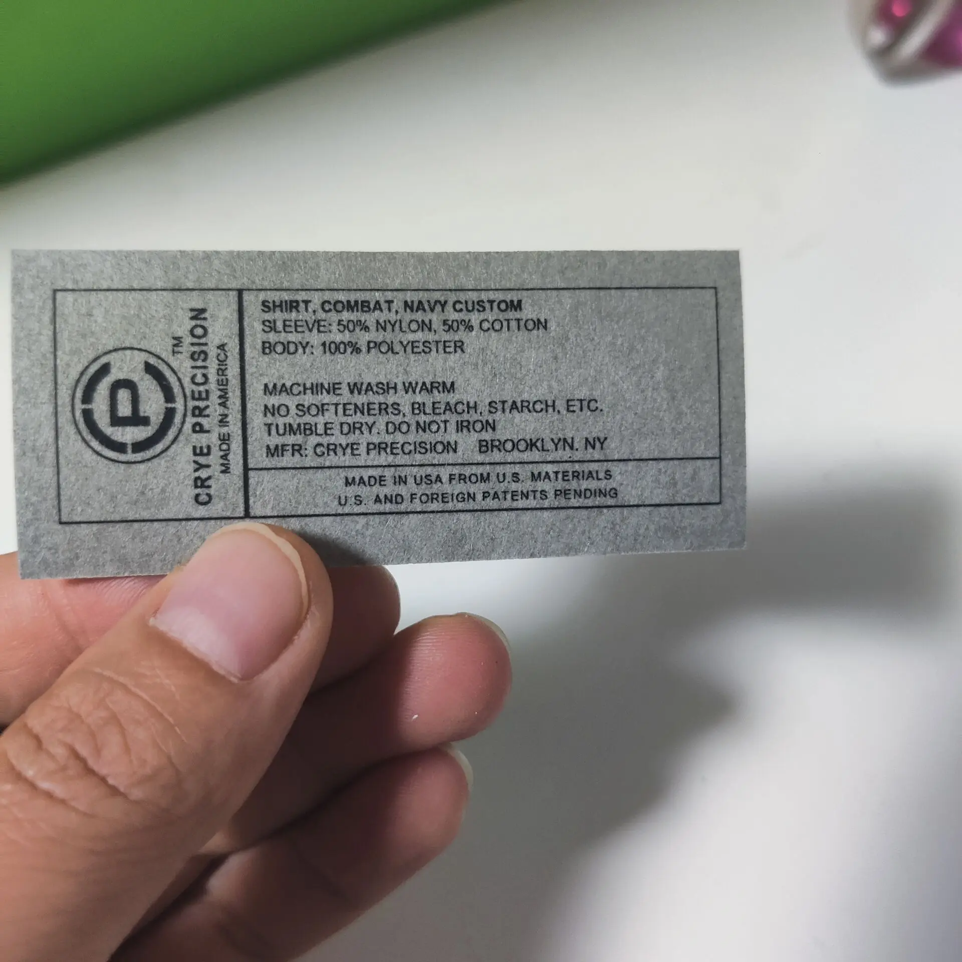 Etiqueta termoadhesiva JPC para pantalones tácticos - imagen 4