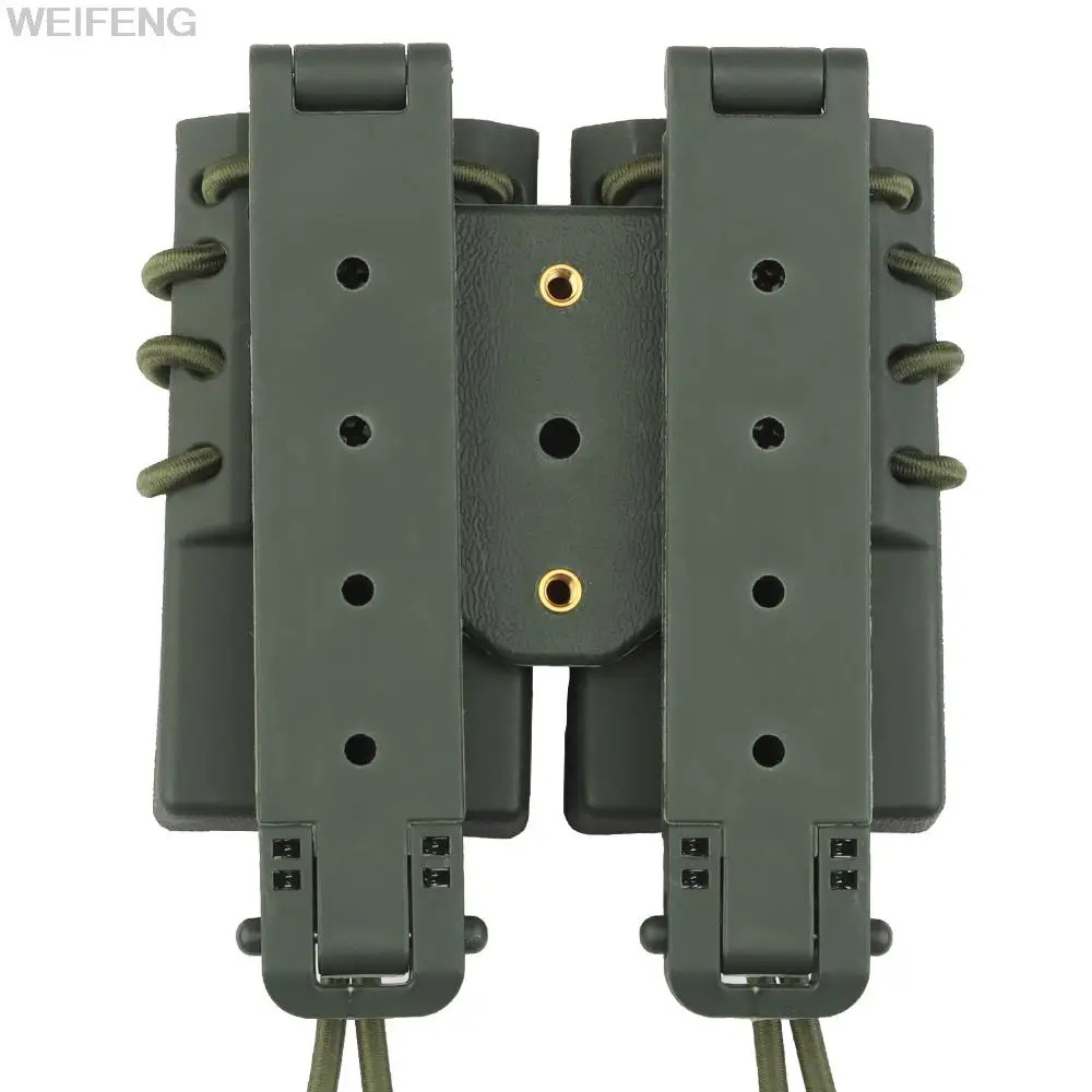 Bolsa militar de 9mm para Glock Beretta M9, funda Universal de pistola Molle doble, rápida - imagen 5