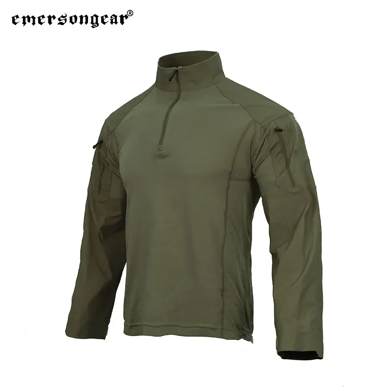 Emersongear-Conjuntos de uniformes de combate tácticos E4, traje de camuflaje para hombre, camisa de entrenamiento de caza al aire libre, pantalón, Tops, pantalones de carga RG - imagen 3
