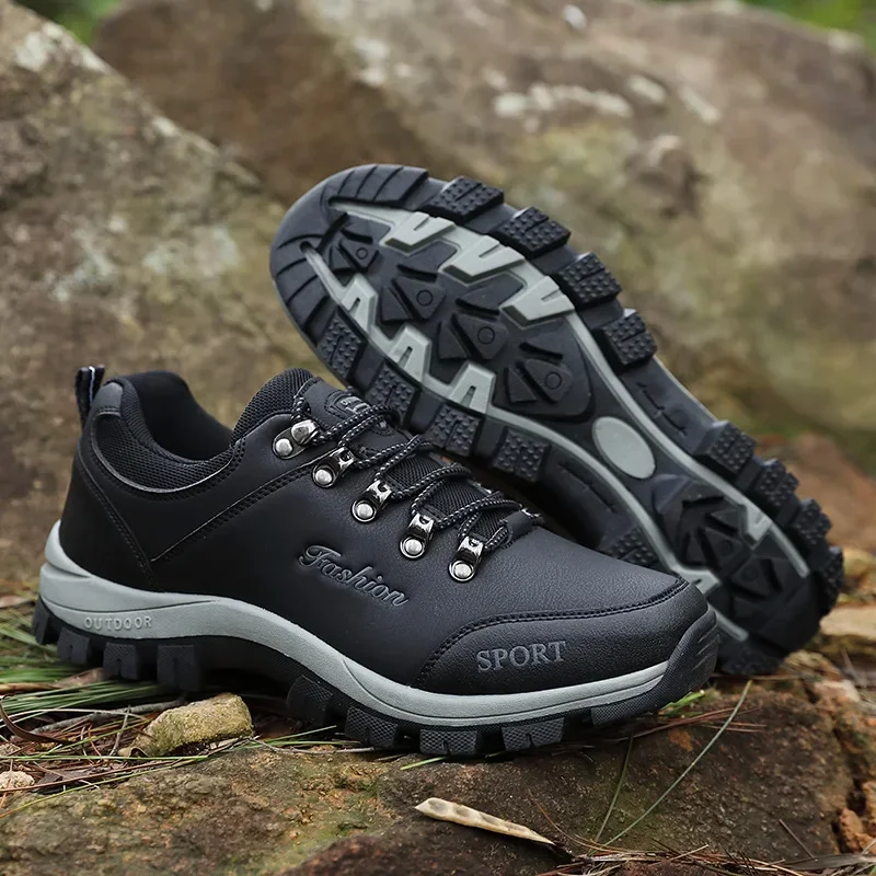 Zapatillas de escalada impermeables al aire libre con cordones cómodas - imagen 4