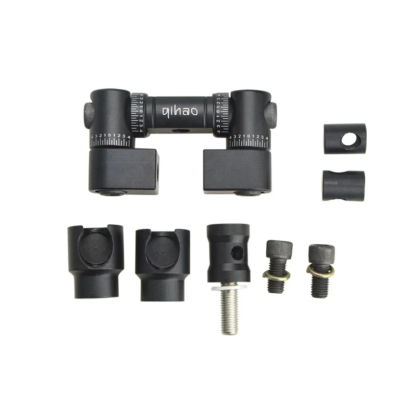 Estabilizador de arco compuesto, barra en V, doble ajustable, amortiguación de tiro con arco, accesorios de barra en V de equilibrio de arco recurvo - imagen 2