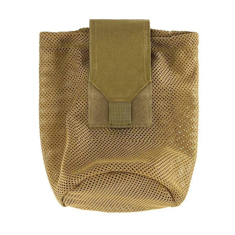 Bolsa táctica de nailon enrollable para almacenamiento de revistas, bolsillo de red plegable, accesorio para bolsa de reciclaje - imagen 4