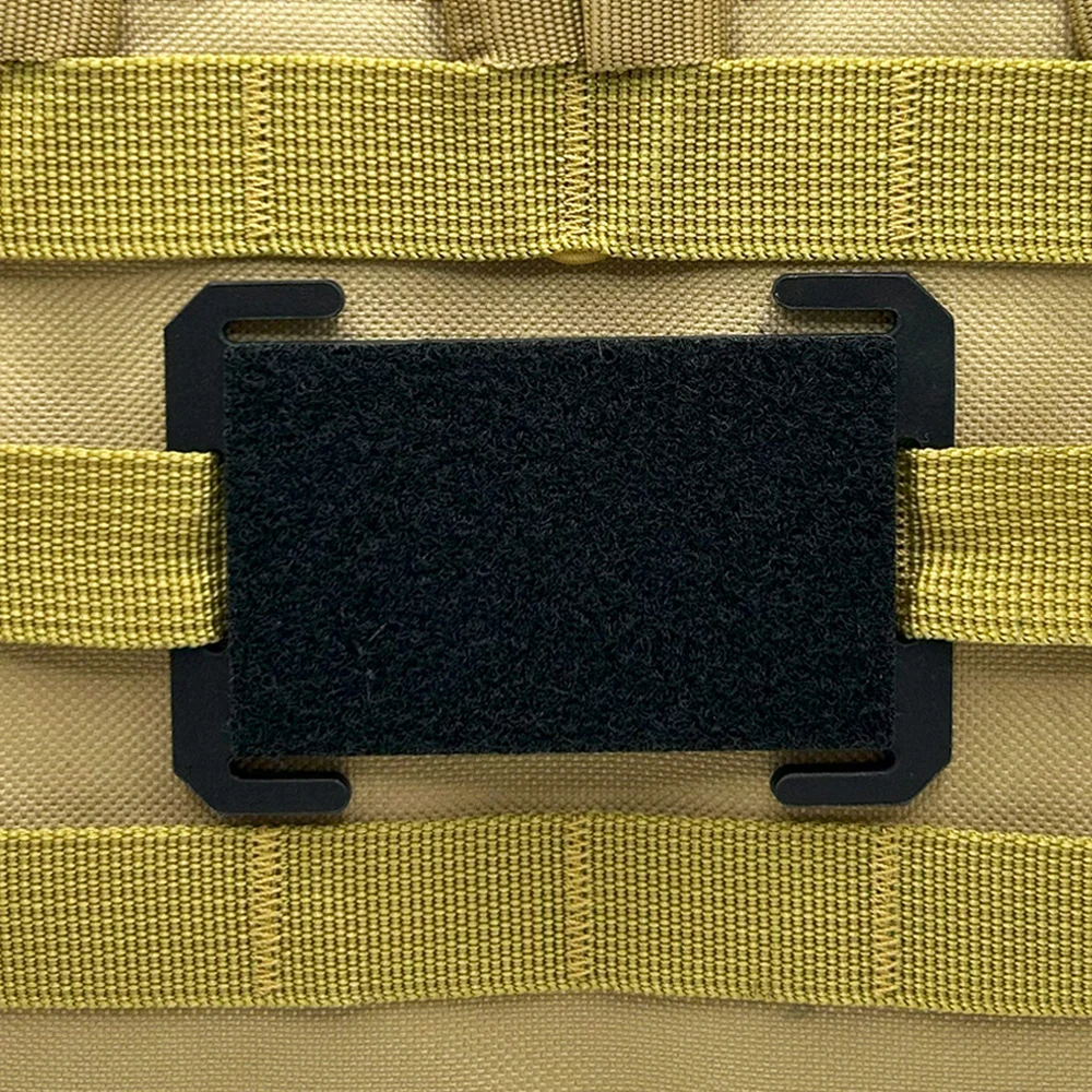 Parches tácticos Molle, gancho de fijación y bucle, Panel de insignia de parche DIY, tablero de parches de moral, accesorios para chaleco y mochila de caza - imagen 2