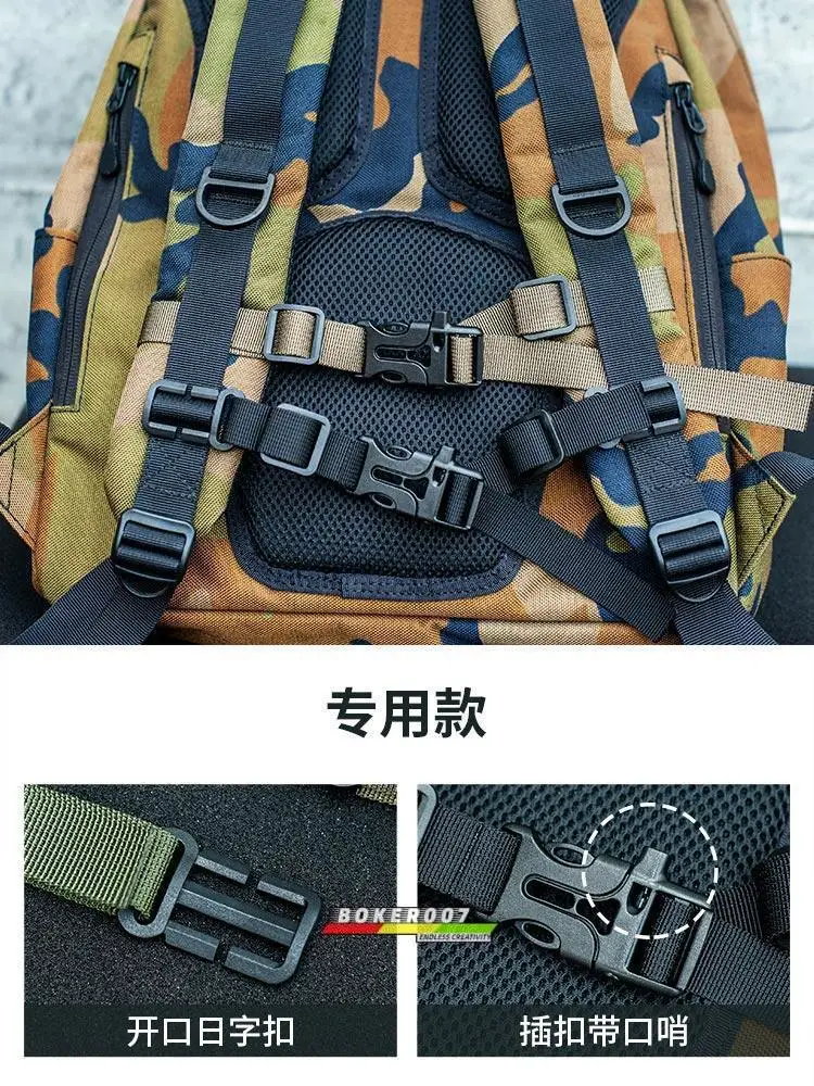 Mochila para exteriores con hebilla de sujeción magnética antideslizante para el pecho - imagen 2