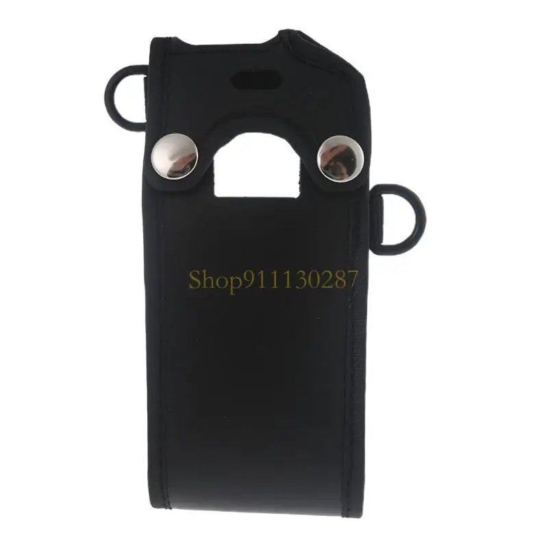 J1HC para cualquiera AT-D878UV Walkie Talkie Leather Soft For Case - imagen 4