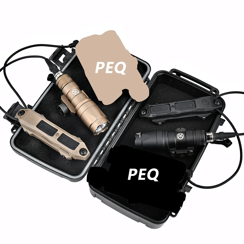 WADSN PEQ15 PEQ-15 mira de rayos de puntería roja y verde M300 M600 linterna luz LED blanca interruptor de enchufe doble compatible con riel Picatinny de 20mm