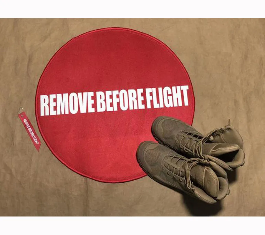 Alfombra táctica para exteriores, "quitar antes del vuelo", mantas de bienvenida - imagen 2