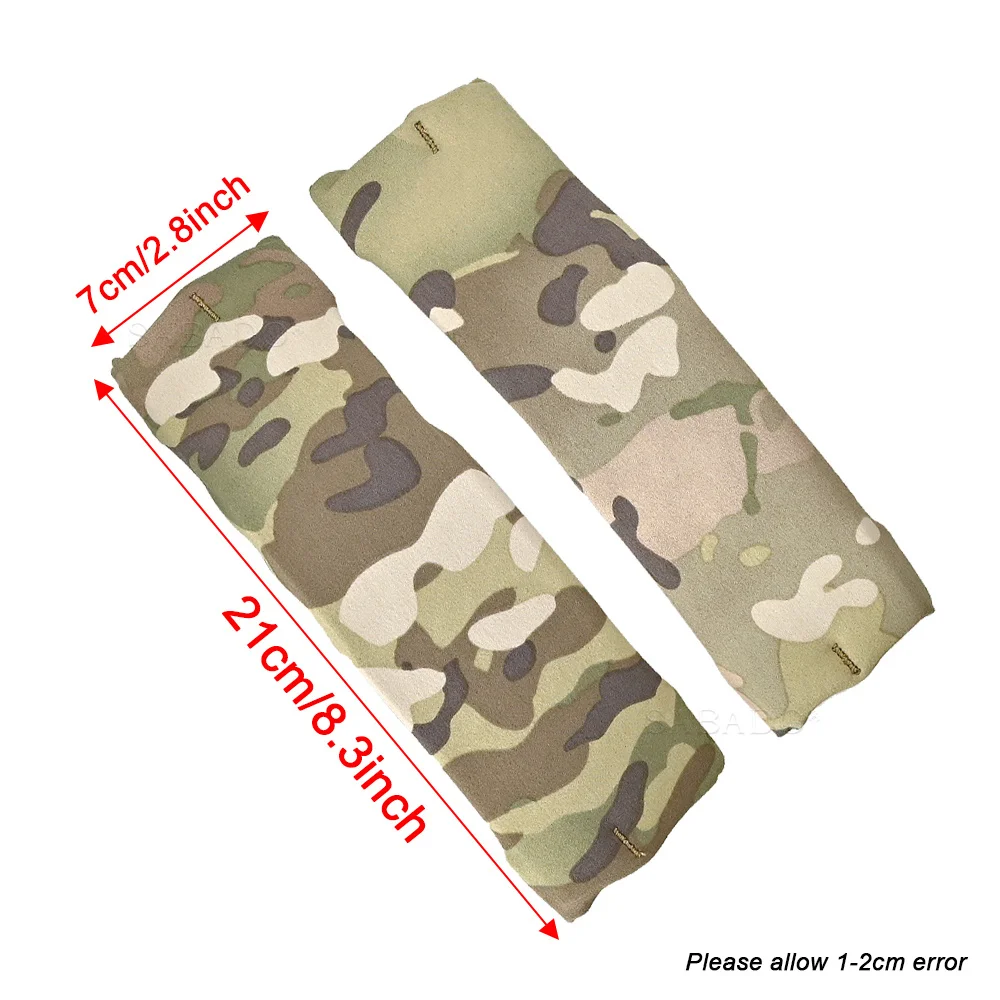 Calcetines tácticos con correa acolchada estilo Ferro para correa de 2 ", almohadilla cómoda, sección gruesa, hombrera, moneda, caza, Airsoft - imagen 4