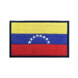 Brazalete parche bordado bandera Venezuela – Insignia táctica velcro