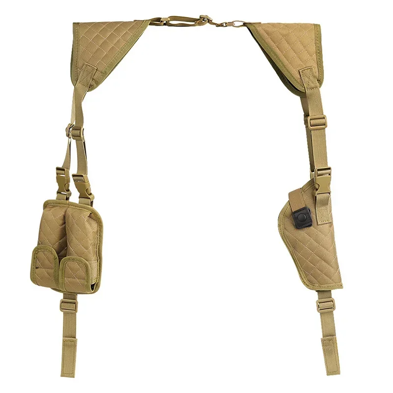 Fundas tácticas ocultas, bolsas para pistola de doble revista oculta, funda para pistola sigilosa para axilas, accesorios de caza y tiro - imagen 5