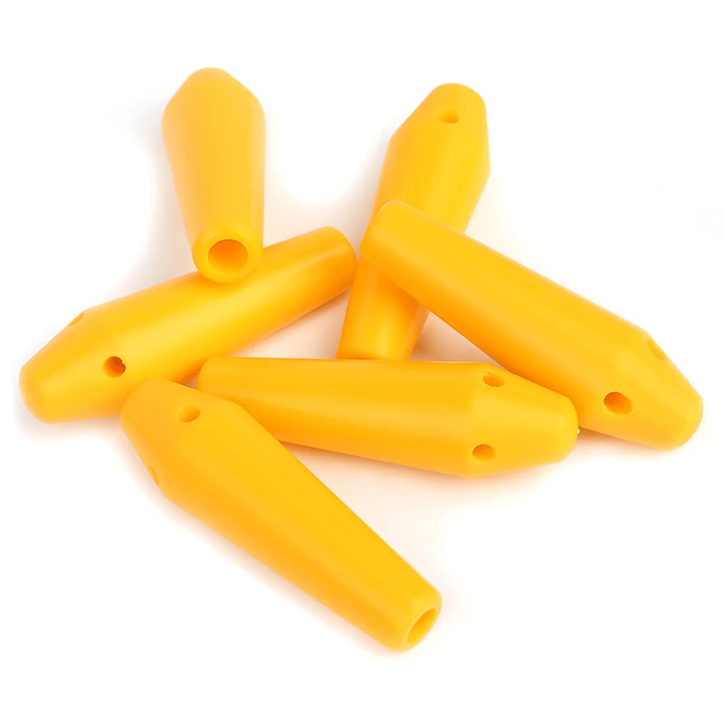 6/12 Uds puntas anchas de tiro con arco puntas de flechas de silbato de nailon para eje de flecha OD 7mm práctica de entrenamiento de tiro punto objetivo - imagen 5