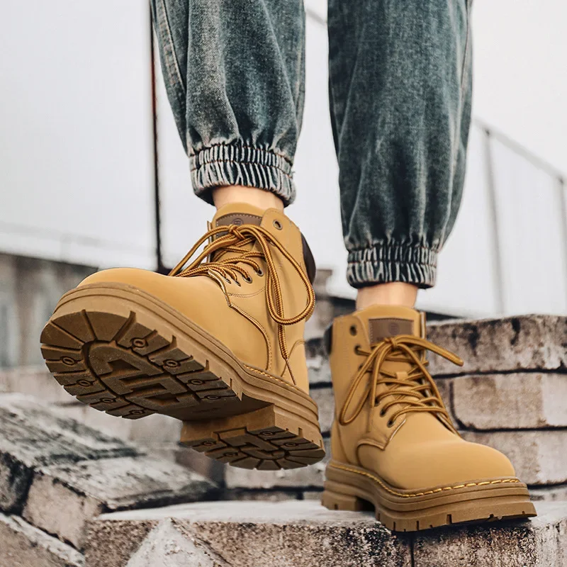 Zapatos de seguridad para hombre, zapatos de seguridad resistentes al desgaste para exteriores, zapatos de seguridad deportivos impermeables y antideslizantes para hombre - imagen 5