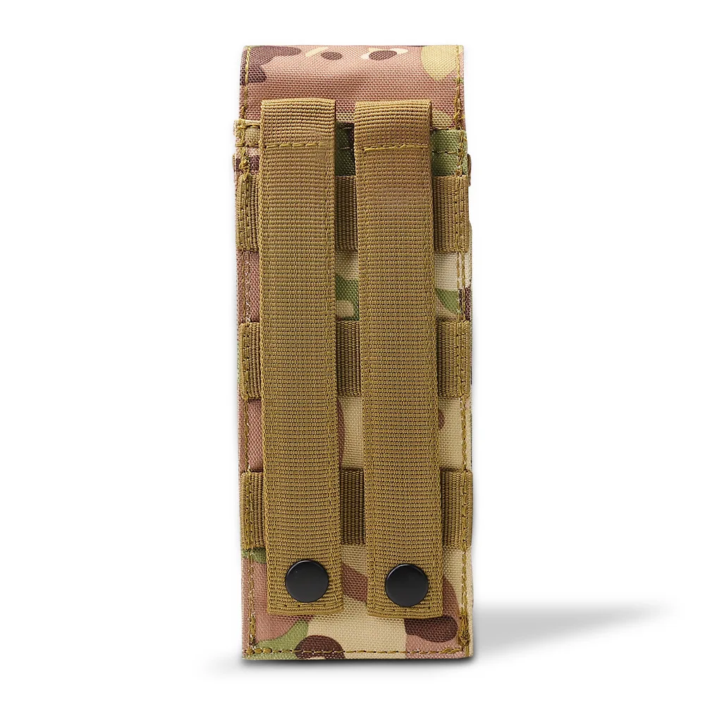 Bolsa táctica MOLLE para una sola revista, Clip Multicam Airsoft con botón, bolsa de herramientas de nailon CP, bolsa para cartuchos de caza y Rifle M4 AK - imagen 3
