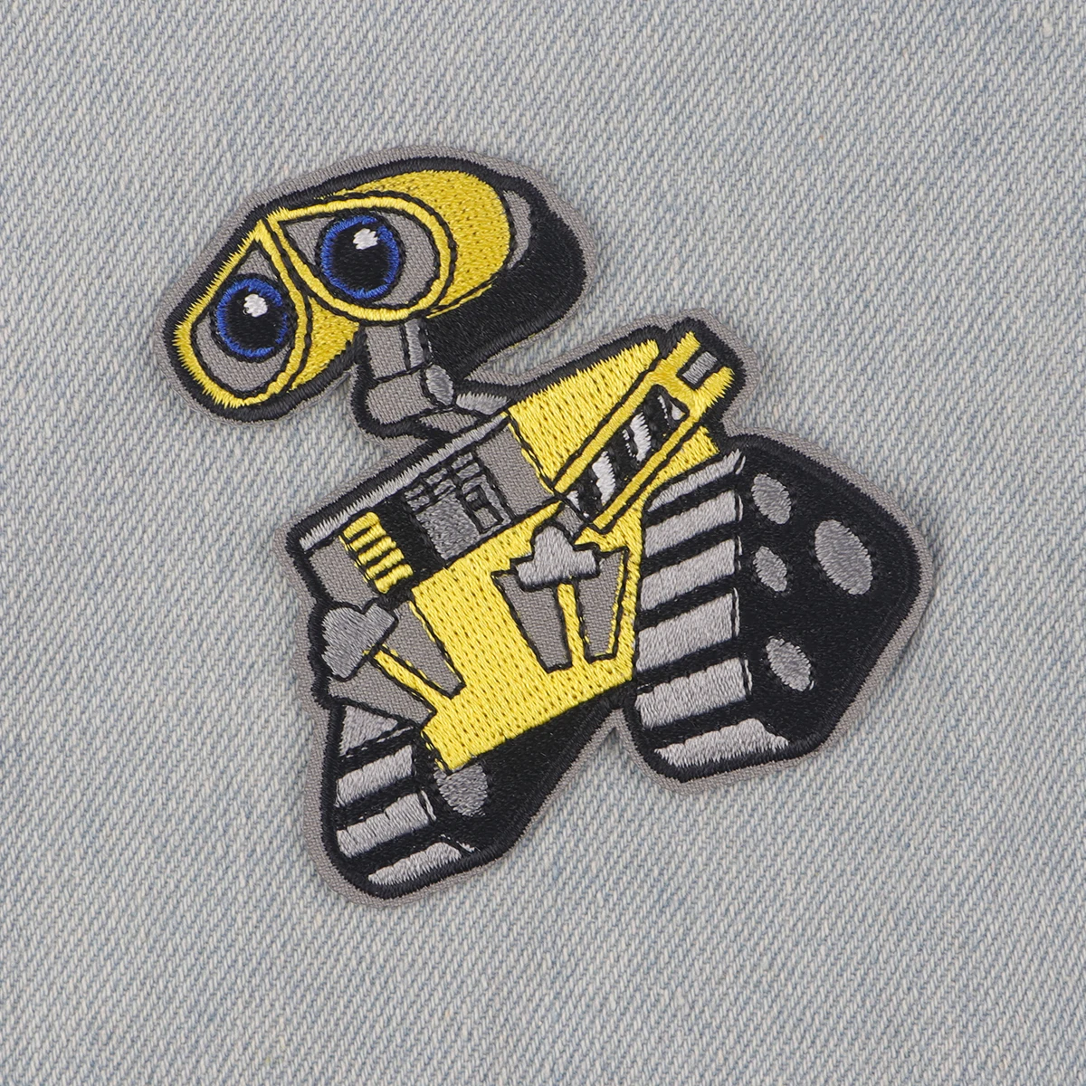 Parche bordado de dibujos animados, bonito parche de Robot, parches para planchar para ropa, parches termoadhesivos para ropa, insignias para chaqueta - imagen 2