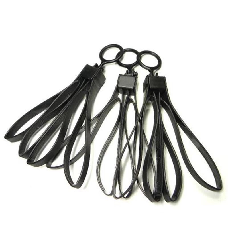 3 uds correa de amarre de Cable de plástico táctico esposas militares agente de batalla de guerra equipo de policía caza corbata desechable Cosplay - imagen 2