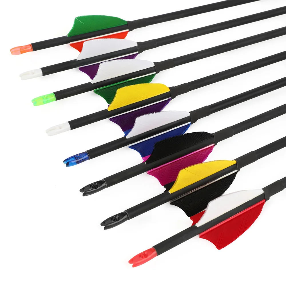 SP1000 Flechas carbono ID4mm – Tiro con arco caza entrenamiento - imagen 5