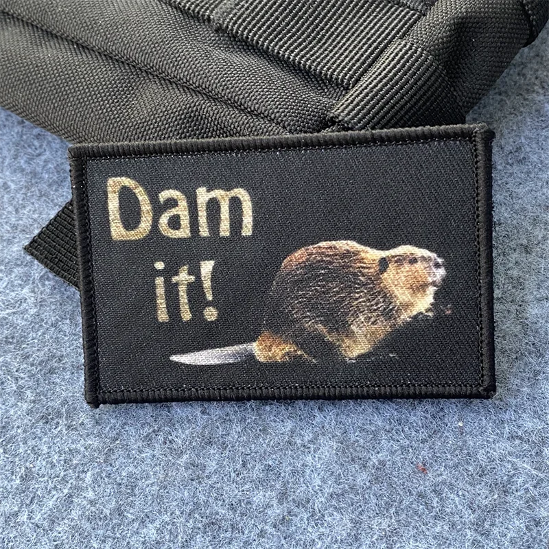 ¡Digalo! Parche Meme, insignia con estampado de moral táctica militar del ejército, brazalete, gancho y bucle, mochila, pegatinas decorativas para ropa - imagen 2